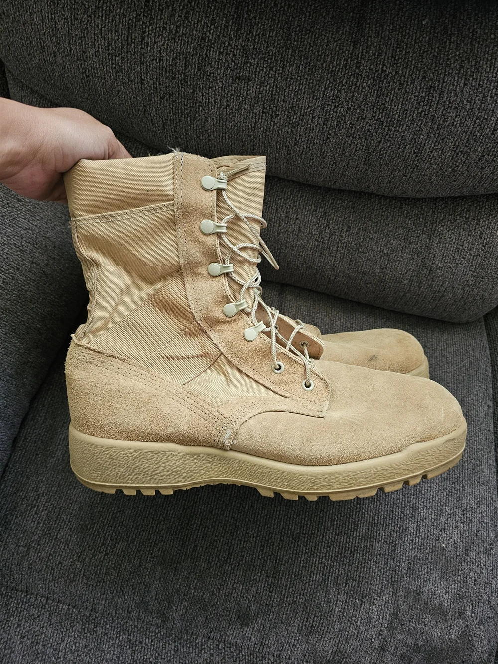 Vibram Men's Desert Tactical Boots - Beige/Tan